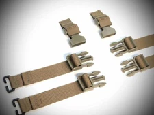 Velocity Systems Suitable SwiftClip Chest Rig/Placard Attach Strap Kit 4x2pc