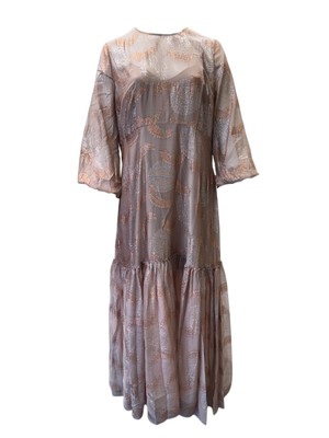 Marina Rinaldi Women's Beige Daisy Shift Dress Size 22W/31 NWT