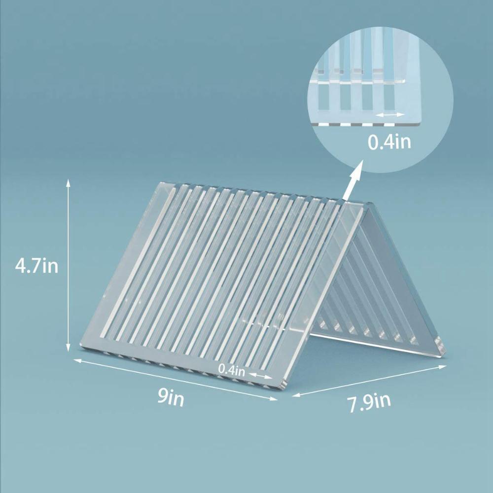 Clear Vinyl LP Rack Storage Organzier Display Stand Album Record Holder