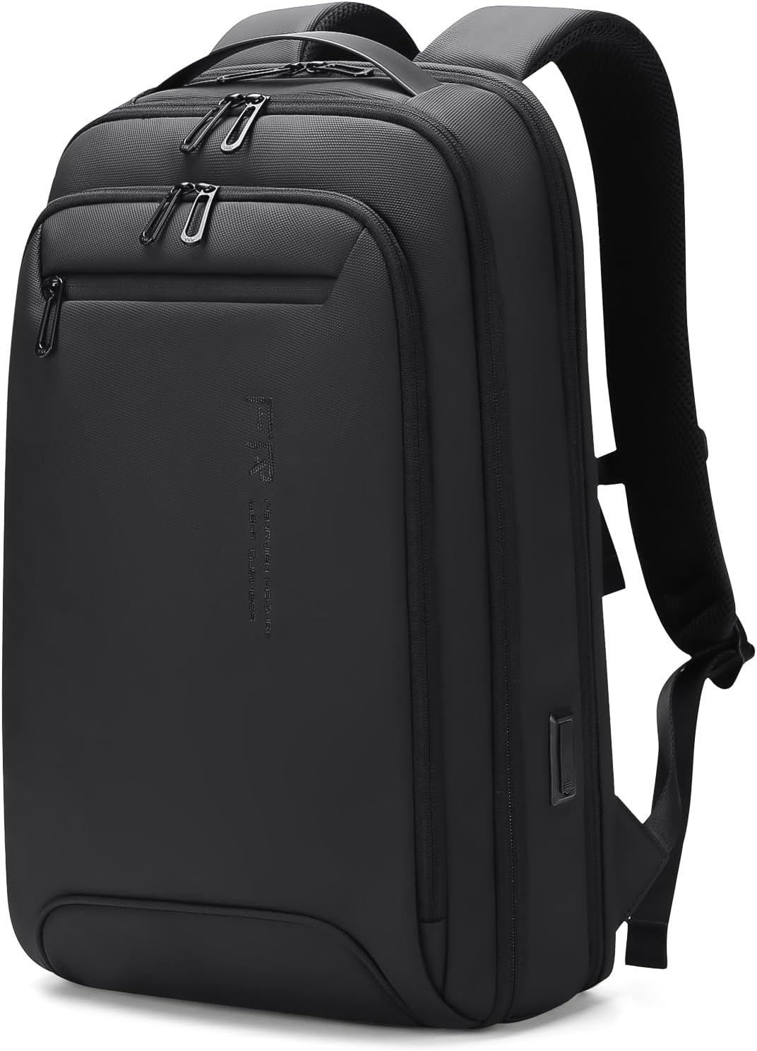 Slim Lightweight Water Resistant USB Travel Backpack for Men Business Laptop