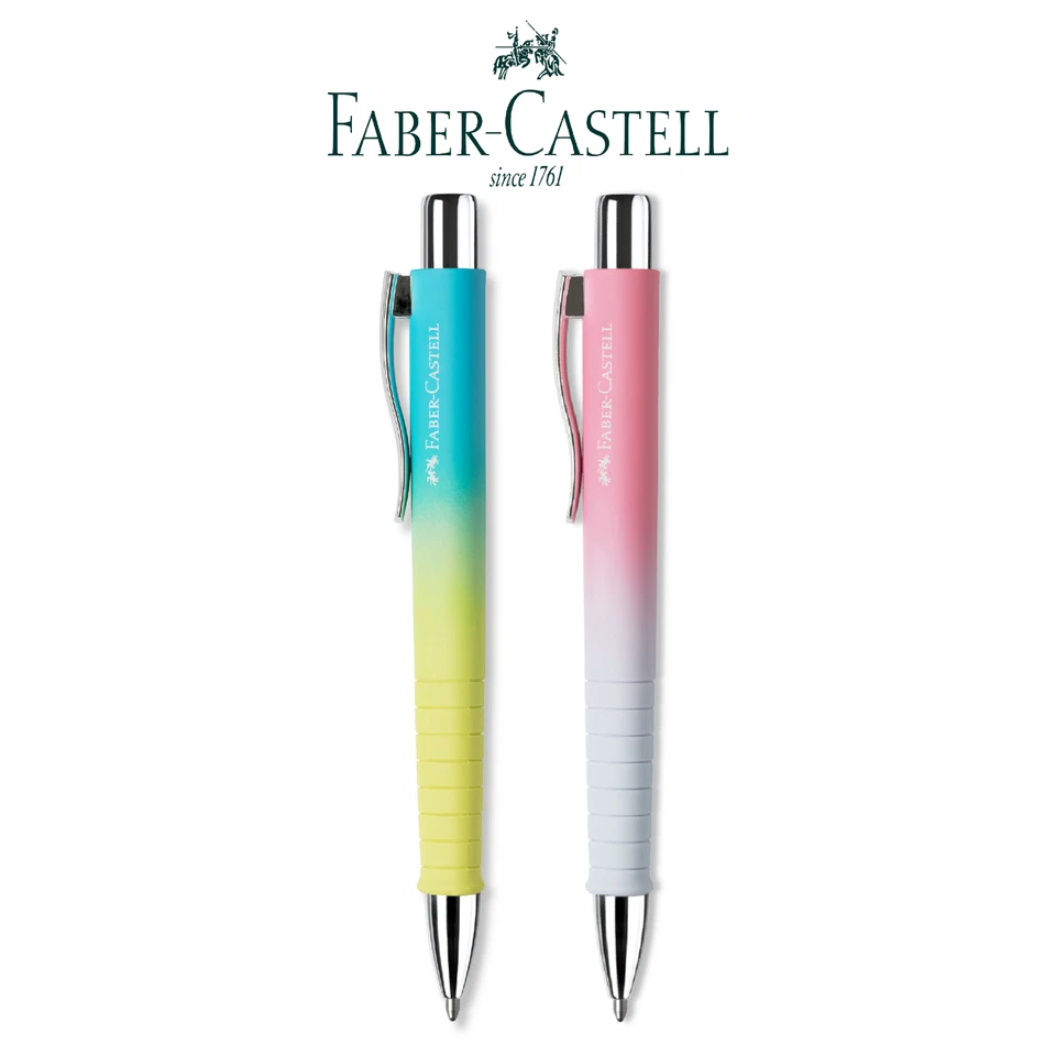 FABER-CASTELL Faber Castell Kugelschreiber Sunrise Sunset XB Poly Großraummine Dokumentenecht