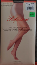 Vintage Pantyhose Very Rare Perfection Silky Control Top Color Spice Size B BDR1