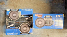 **pair** Audiopipe Apsp1050 10" 700w Dynamic Mid Range Car Loudspeaker