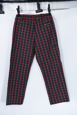 SUPREME Plaid Work Pants - Red SS23 Mens Size 32 Twill - NWT | eBay