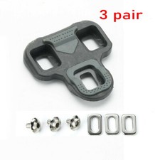 Lot 3 Pair Sets Cycling Black Road Bike Pedal Cleats Anti-slip Float LOOK KEO