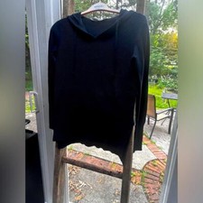 ATHLETA Navy Blue Pullover Hoodie Sweatshirt oversized XXS