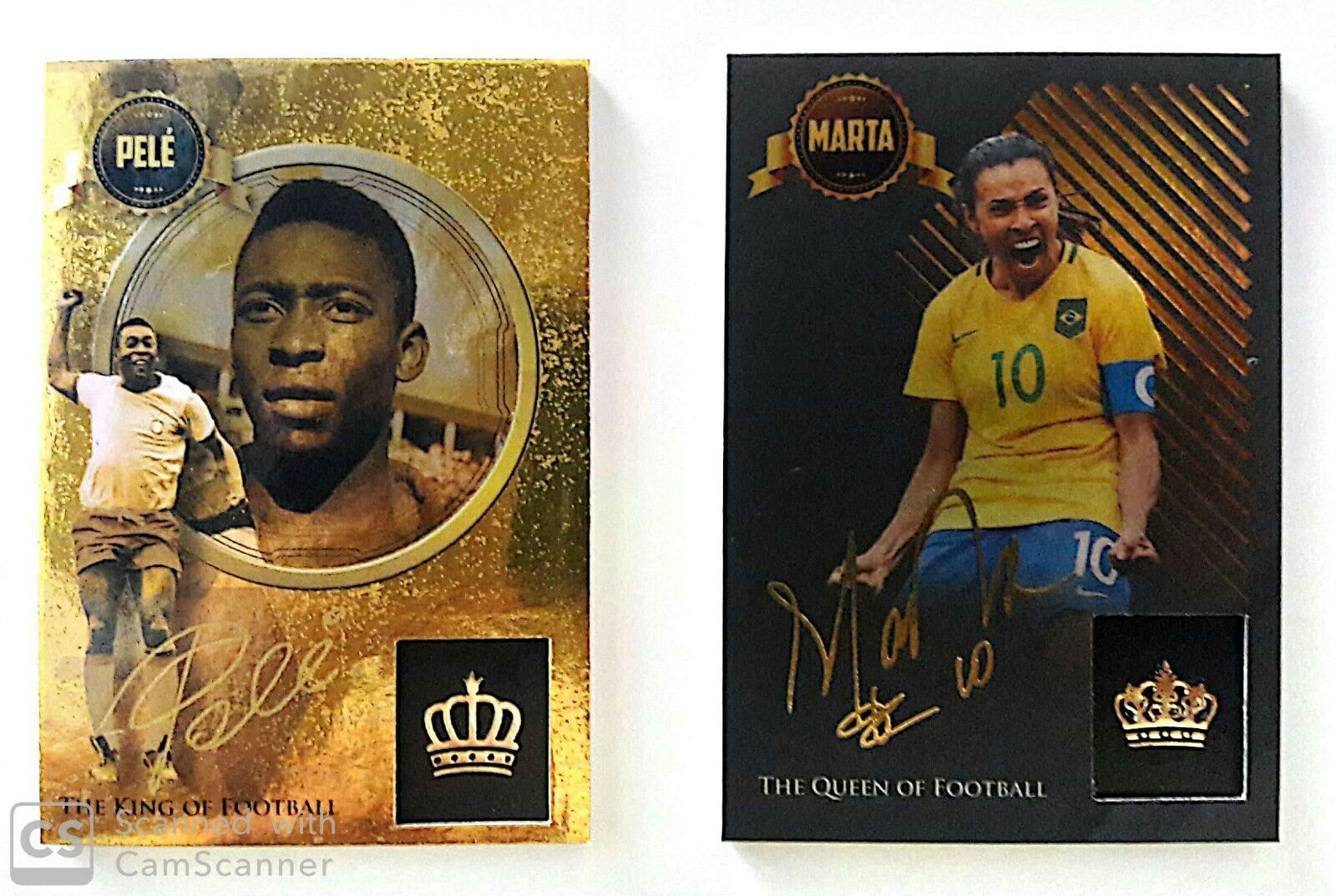 Cards Special Panini Pelé and Marta - The King and The Queen of Football