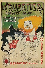 Le Quartier Georges Fay Kunst Cabaret Salon Jugendstil Plakat Plakate A3 350