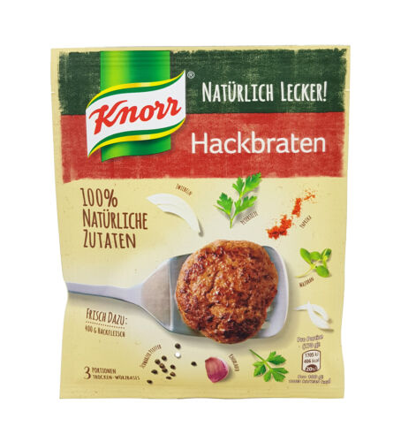 6x Knorr Fix 100 % natürlich  Hackbraten Fleischlaib  Gewürzmischung VERFOLGTER VERSAND - Bild 1 von 1
