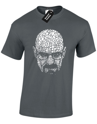 WALTER WHITE CRYSTAL FACE HERREN T-SHIRT BREAKING HEISENBERG BAD GROSSE GRÖSSEN S-5XL