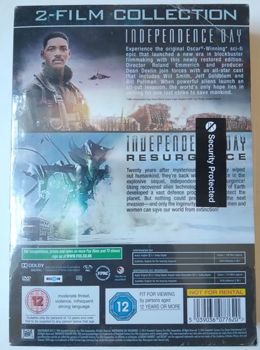 Independence Day 2 Film Collection DVD New Sealed - Bild 2 von 2