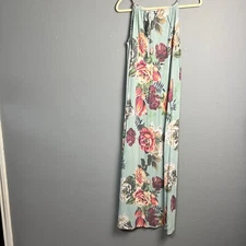 Jodifl Floral Boho Maxi Dress Sleeveless Casual Summer Beach Sundress Small