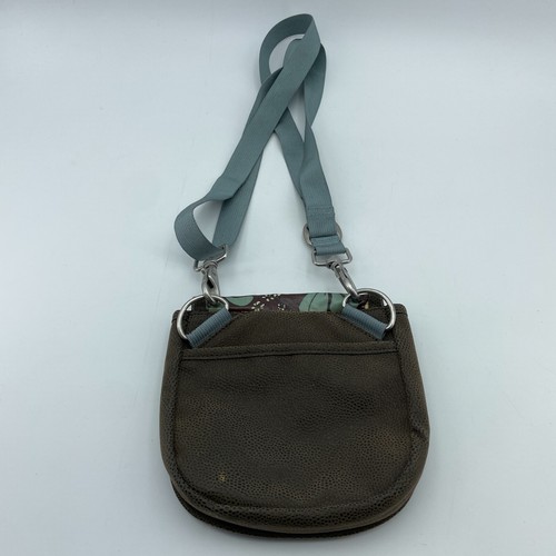HAIKU Sharon Eisenhauer Crossbody Messenger Bag Floral Print 7"x7" Casual Chic - Picture 7 of 9