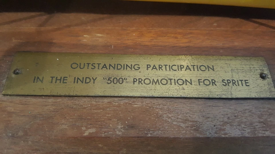 Promotional Sprite Award Indy 500 Special Vintage WenMac Tether Race Car - Image 2 of 4