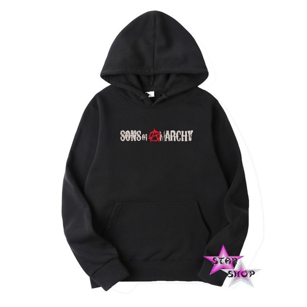 SUDADERA SOA SONS OF ANARCHY CAPUCHA MODA ROPA DEPORTIVA HIJOS ANARQUIA ADULTO