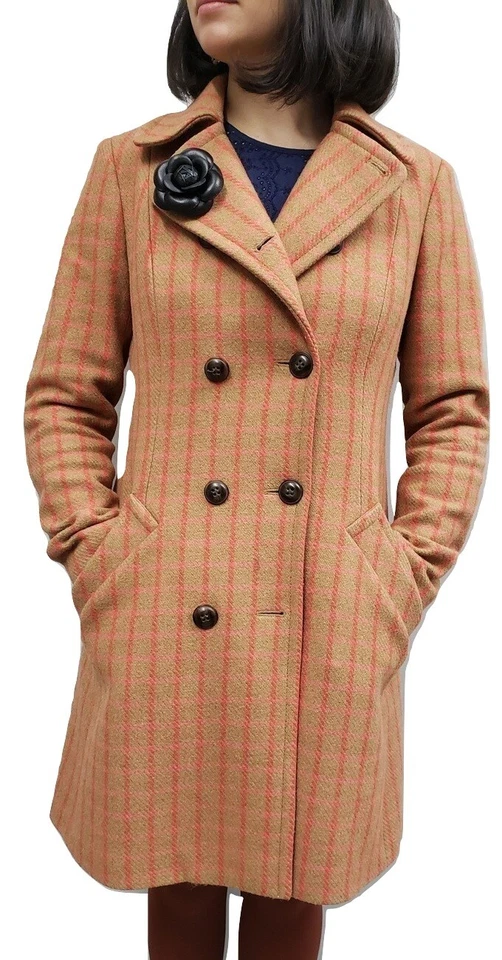 M&S Schmalberg 2.75" Black Camellia Brooch Pin - Genuine Leather Fabric - Image 4 of 4