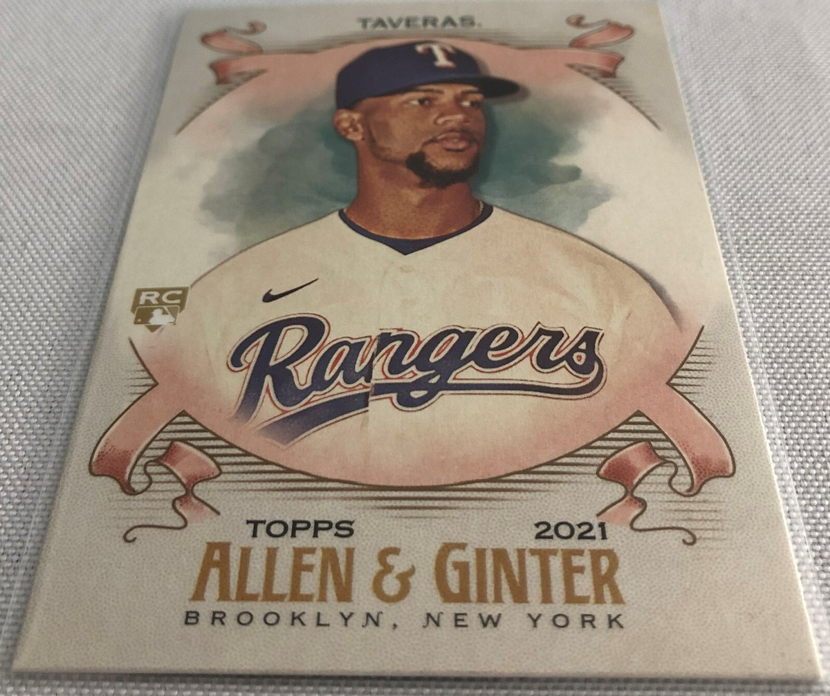 2021 Topps Allen & Ginter's Baseball Leody Taveras Texas Rangers