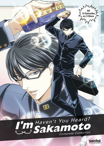 Haven't You Heard: I'm Sakamoto Anime English Dub and Subs Rare Out of  Print DVD