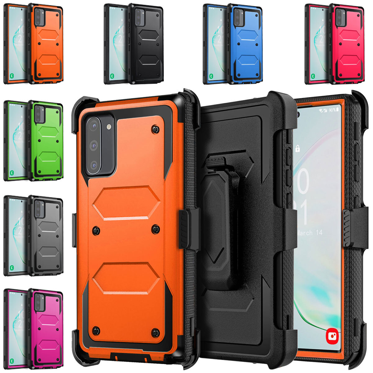 Silicone Note 10 Plus Holster For Samsung Galaxy Note10 Plus