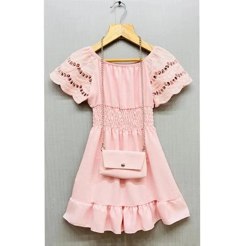 SALE pretty pink party dress with cute handbag included. | eBay
