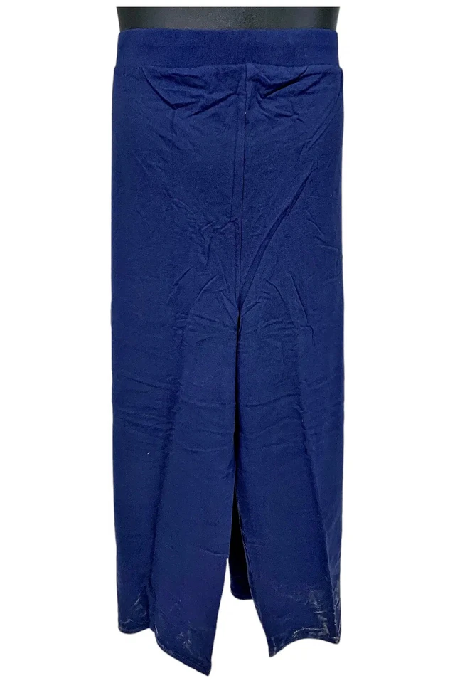 Isaac Mizrahi Live! Высокие французские махровые укороченные брюки Soho темно-синие - Изображение 2 из 2