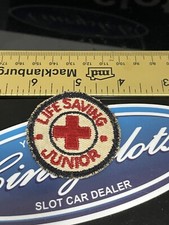 Parche salvavidas vintage salvavidas junior pequeño 2" coser bordado años 60