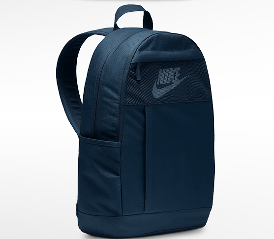 Nike Elemental Backpack Unisex Sports Casual Travel Bag 21L Navy