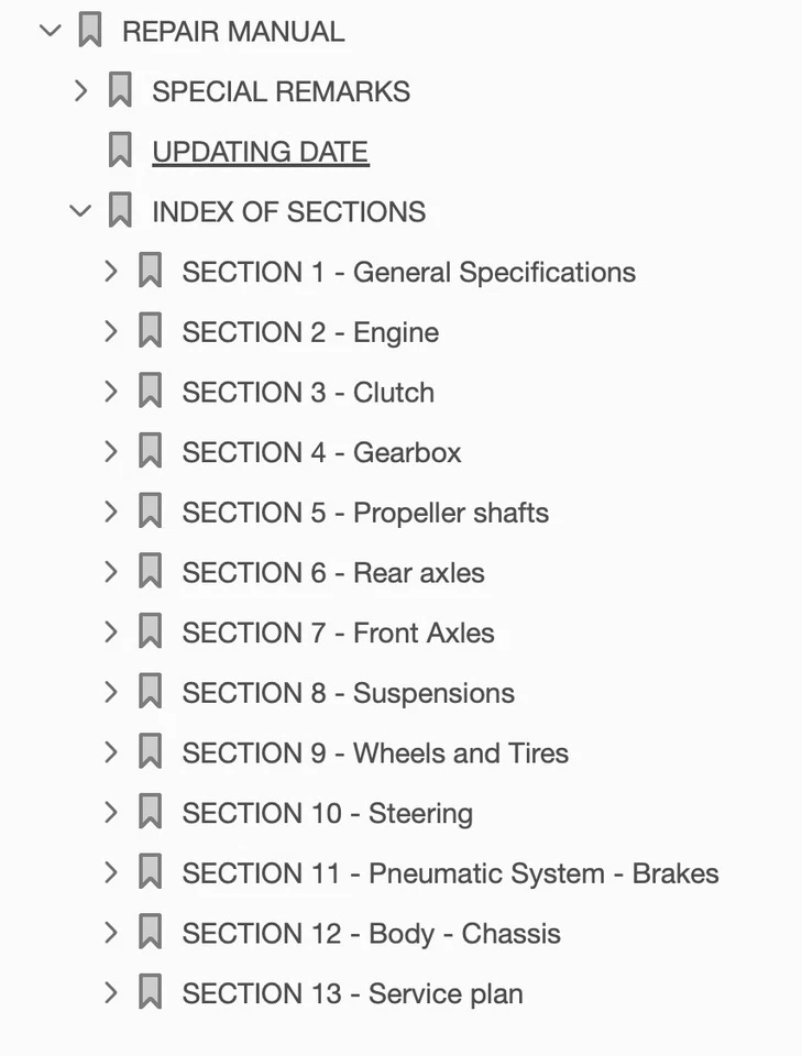 Iveco Eurocargo Tector M.Y.2003 (12 To 26 T Manuel Réparation Sur CD - Photo 2/4
