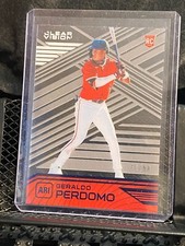 Geraldo Perdomo RC 2021 Chronicles Clear Vision Blue #48/50 Diamondbacks