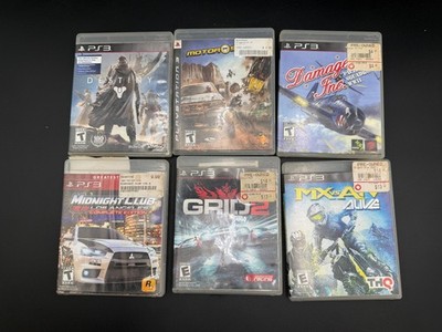 PlayStation 3 PS3 Game Lot 6 Racing Action Games GRID 2 MotorStorm MX vs ATV