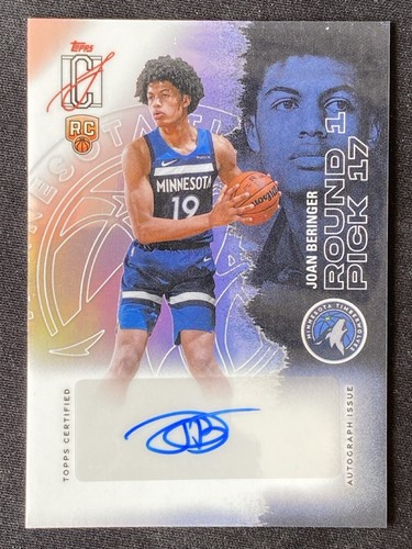 2025 Topps Signature Joan Beringer Base (RAW)