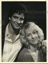 1982 Press Photo Actors Ed Marinaro, Betty Thomas in "Hill Street Blues" on NBC