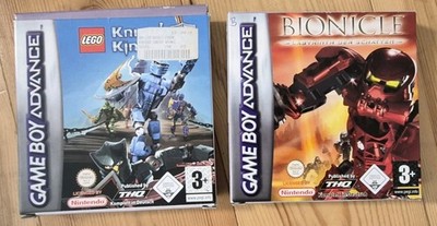 Bionicle Labyrinth der Schatten & Lego Knights Kingdom OVPs - Nintendo GBA  
