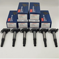 Bobina de encendido Denso de 6 piezas 90919-02255 compatible con piezas nuevas RAV4 Camry Avalon 673-1309