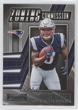 2019 Panini Playbook Zoning Commission Damien Harris #2 0t2