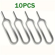 10 Pcs Mobile Phone Card Removal Needle Remove Sim Ejector Tool