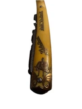 Dubl Duck Goldedge Straight Razor Vintage, Solingen Germany,  Grim Reaper