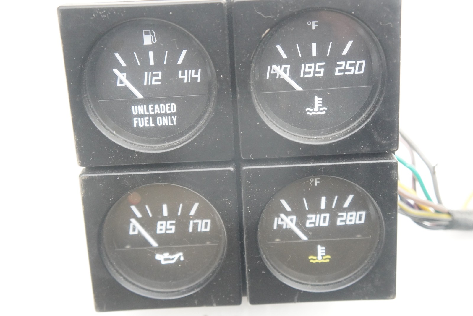 Dash Gas Fuel Oil Temperature Gauge 116032 OEM Ferrari Mondial Cabriolet 1985