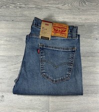 Levi's 505 Men's Original Regular Straight Fit Denim Jeans Zip Fly New Length 32