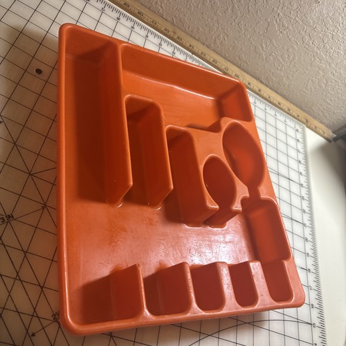 RUBBERMAID Arancione Argenteria Posate Porta Utensili Vassoio 2922 - Foto 14 di 16