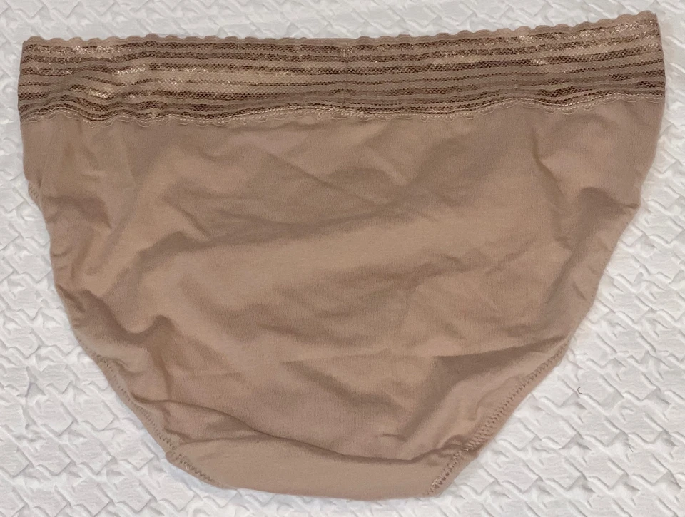 ADVERTENCIAS Sin pellizcos No Problemas Algodón Tostado Desnudo Corte Alto Panty Mujer XL 2XL Foto 3 de 4