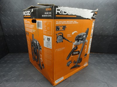 RIDGID 16 Gal 6.5 Peak HP NXT Shop Vacuum HD1600 Wet Dry Vac w/Detachable Blower