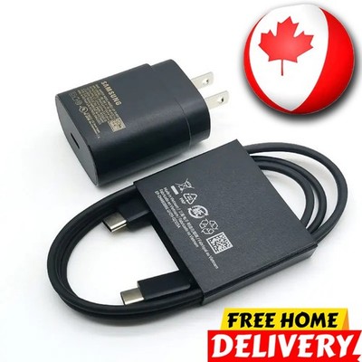 Original Samsung 25W Fast Charging Charger Adapter USB-C Galaxy S24/S23/S22/S21+
