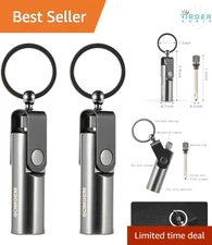 2 Pack Metal Waterproof Reusable Infinity Lighters Outdoor Camping Survival