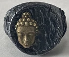 Galatea Sterling Silver Marked Captain “The Buddha” Ring Size 10