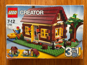 Lego 5766 Log Cabin CREATOR 3 in 1 Opened Box Almost Complete Hard to Find