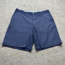 Peter Millar Salem Performance Golf Shorts Men 36 Blue 9" Classic Fit