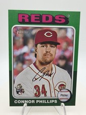 2024 Topps Heritage High Number - Connor Phillips Green Border #674 Reds