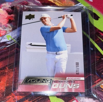 2024 Upper Deck Young Guns UD Exclusives 71/100 Matthew Fitzpatrick #145 Rookie