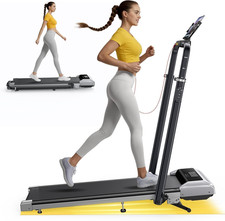 Walking Pad Treadmill with 12 Incline, 6 in 1 Folding Treadmill with Adjustable